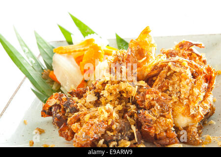 Fritte Soft Shell pesce Granchio Foto Stock