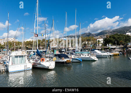 Marina di Funchal, Madeira, Foto Stock