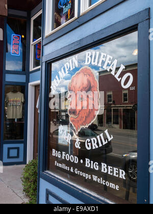 Bumpin' Buffalo Bar & Grill, Hill City, SD, STATI UNITI D'AMERICA Foto Stock