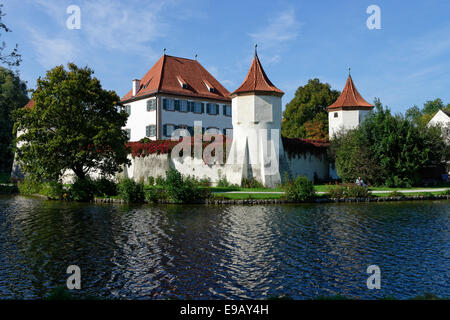 Schloss castello di Blutenburg, Monaco di Baviera, Baviera, Baviera, Germania Foto Stock