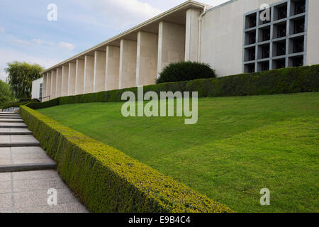 Ingresso di Henri Chapelle cimitero americano Foto Stock