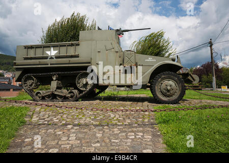 Vista laterale della M3 a mezza via in Stavelot Foto Stock