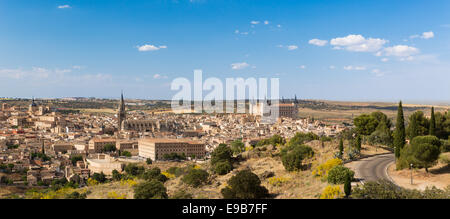 Panorama di Toledo, Spagna Foto Stock