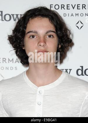 Los Angeles, CA, Stati Uniti d'America. 23 ott 2014. Max Burkholder presso gli arrivi per BASSO Premiere, Arclight Hollywood, Los Angeles, CA Ottobre 23, 2014. Credito: Dee Cercone/Everett raccolta/Alamy Live News Foto Stock