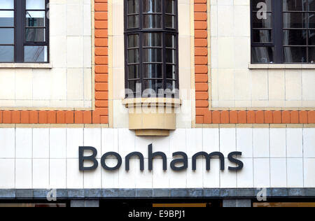 Londra, Inghilterra, Regno Unito. Bonhams auction house 101 New Bond Street Foto Stock