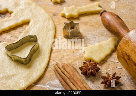 Biscotti di Natale Foto Stock