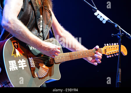 Barcellona - 29 Maggio: Julian Cope (Inglese musicista rock, autore, musicologo e commentatore culturale) esegue in primavera. Foto Stock