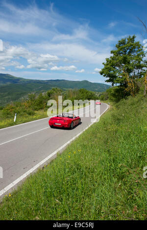 Oldtimer, auto, Mille Miglia, 1000 Miglia, 2014, Toscana Foto Stock