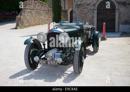 Bentley, 4,5 litro S. C., 1930, Museo, Mille Miglia, 1000 Miglia, presentazione Foto Stock