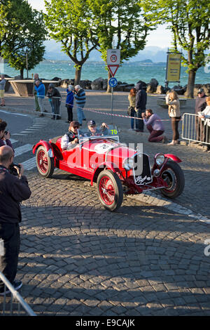 Mille Miglia, 1000 Miglia, Lago di Garda, Desenzano del Garda, Desenzano Foto Stock