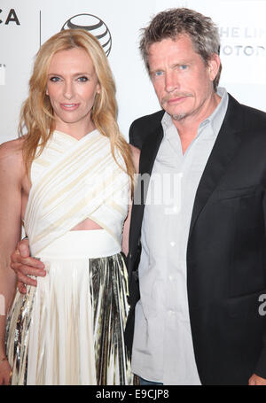 Tribeca Film Festival 2014: 'fortunato' premiere - Arrivi con: Toni Collette,Thomas Haden Church dove: New York, Stati Uniti quando: 21 Apr 2014 Foto Stock