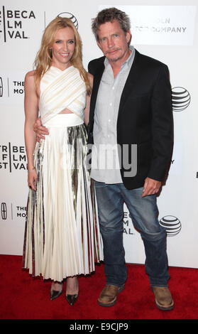 Tribeca Film Festival 2014: 'fortunato' premiere - Arrivi con: Toni Collette,Thomas Haden Church dove: New York, Stati Uniti quando: 21 Apr 2014 Foto Stock