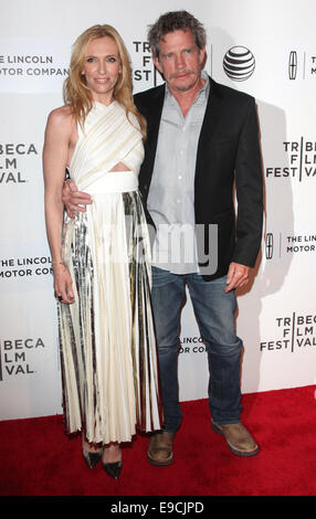 Tribeca Film Festival 2014: 'fortunato' premiere - Arrivi con: Toni Collette,Thomas Haden Church dove: New York, Stati Uniti quando: 21 Apr 2014 Foto Stock