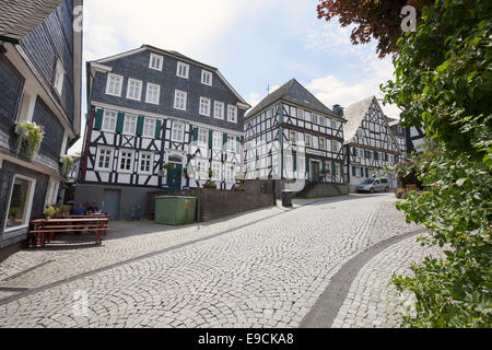 Centro storico, alterare, Flecken Freudenberg Siegerland regione Renania settentrionale-Vestfalia, Germania, Europa Foto Stock