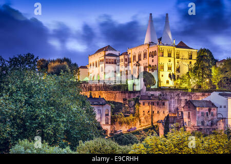 Sintra, Portogallo a Sintra National Palace. Foto Stock