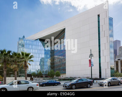 La polizia LAPD amministrazione edificio ad ovest sulla prima strada nel centro di Los Angeles, California, Stati Uniti d'America Foto Stock