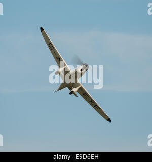 Biggleswade UK - 5 Ottobre, 2014: Percival Mew Gull, vintage racing aereo al Shuttleworth airshow di raccolta Foto Stock