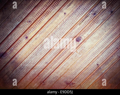 Sfondo di legno con effetto Grunge Foto Stock
