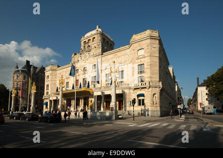 Svezia Stoccolma teatro drammatico reale nella luce della sera Foto Stock