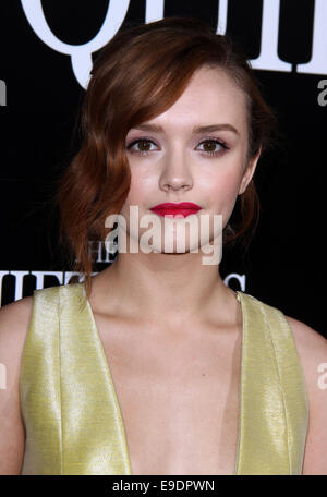 Los Angeles premiere di "La Quiete" - Arrivi con: Olivia Cooke dove: Los Angeles, California, Stati Uniti quando: 22 Apr 2014 Foto Stock