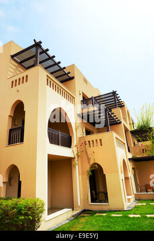 Stile Arabo ville in hotel di lusso, Fujairah, EMIRATI ARABI UNITI Foto Stock