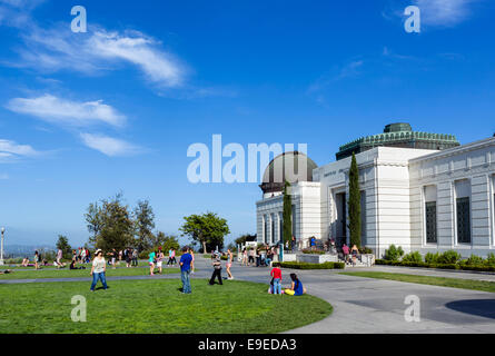 L'Osservatorio Griffith in Griffith Park, Los Angeles, California, Stati Uniti d'America Foto Stock