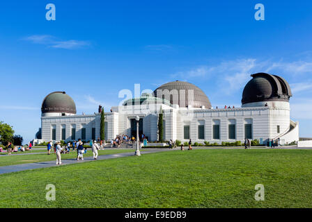 L'Osservatorio Griffith in Griffith Park, Los Angeles, California, Stati Uniti d'America Foto Stock