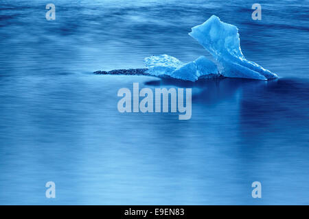 Iceberg di Mendenhall Lago, Juneau, Alaska, STATI UNITI D'AMERICA Foto Stock