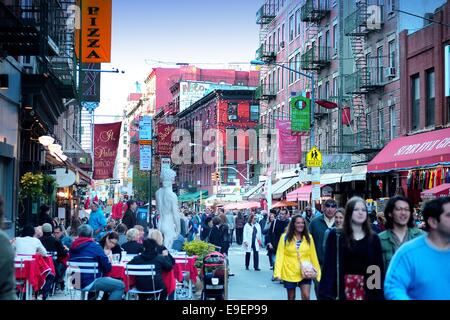 Little Italy del Distretto di New York City Foto Stock