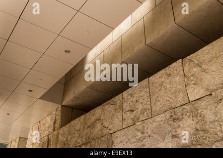 Un soffitto dettaglio il Getty Center di Los Angeles. Foto Stock