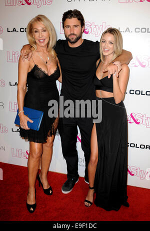 Brody Jenner, madre Linda Thompson & Kaitlynn Carter Life & Style 10 ANNO ANNIVERSARIO 2014.24.10 Hollywood/picture alliance Foto Stock