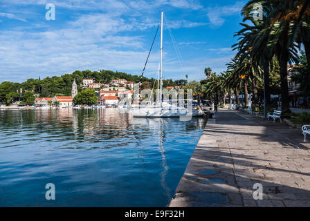 Cavtat porto anteriore Foto Stock