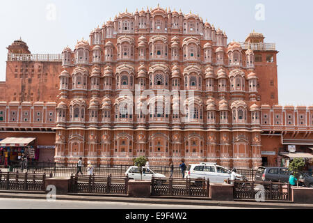 Hawa Mahal, Jaipur, Rajasthan, India Foto Stock