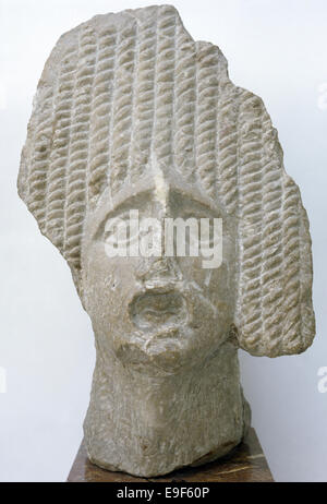 Spagna. Roman maschera teatrale I secolo d.c. Da Empuries. Foto Stock