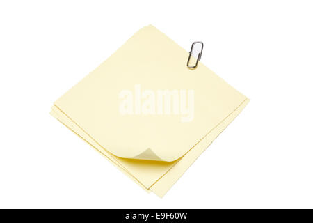 Note di carta Foto Stock