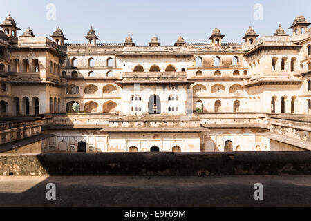 Raj Mahal, Orchha, India Foto Stock