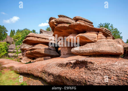 Redstone scenario della foresta di Zhangjiajie , provincia di Hunan Foto Stock