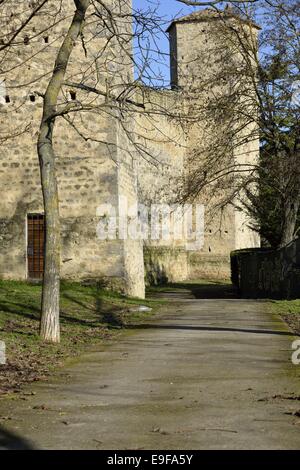 Mura di Staggia Senese Foto Stock