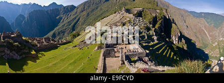 Machu Picchu Panorama Foto Stock