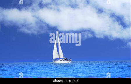 Spiaggia in estate Foto Stock