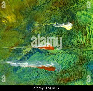 Una pittura astratta Foto Stock