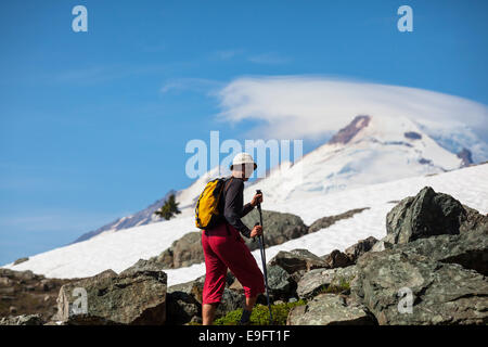 Escursione nella zona di Baker Foto Stock