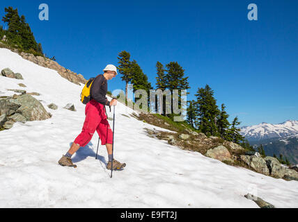 Escursione nella zona di Baker Foto Stock