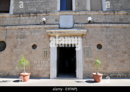 Israele Haifa, la Stella Maris chiesa carmelitana e Monastero, Mt. Il carmelo Foto Stock