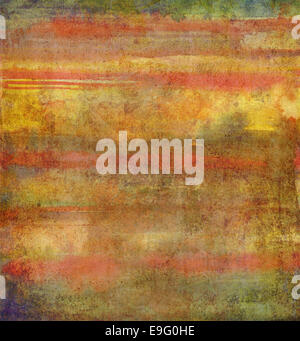 Acquerello disegno astratto Foto Stock