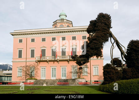 Villa Ciani Museo di Arte nel Parco Civico Lugano Ticino Svizzera Foto Stock