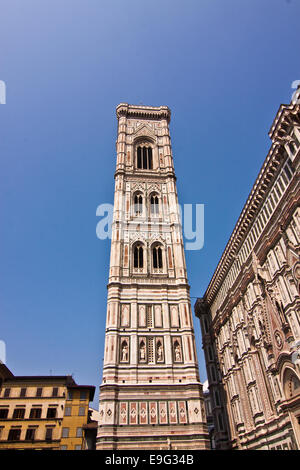 Il Campanile di Giotto, Firenze Foto Stock