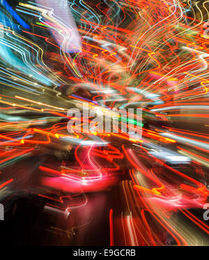 Semaforo di sfocatura del movimento Foto Stock