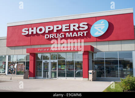 Shoppers Drug Mart store, Thunder Bay, Ontario, Canada Foto Stock