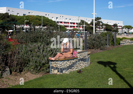 Città di mare resort Royan estuario Gironde beach Foto Stock